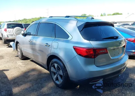 2016 Acura Mdx Acurawatch Plus Package from USA, damaged, VIN 5FRYD3H24GB010281